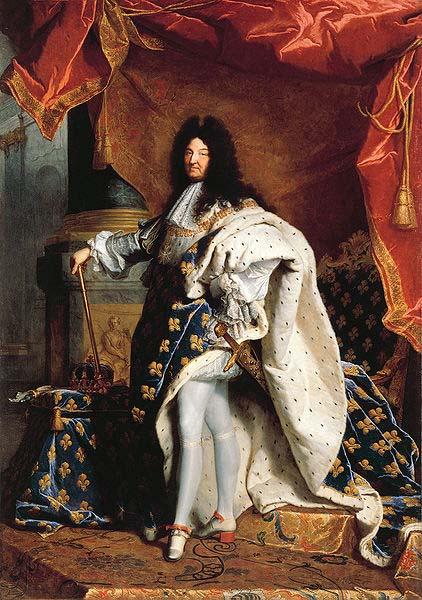 Hyacinthe Rigaud Louis XIV Spain oil painting art